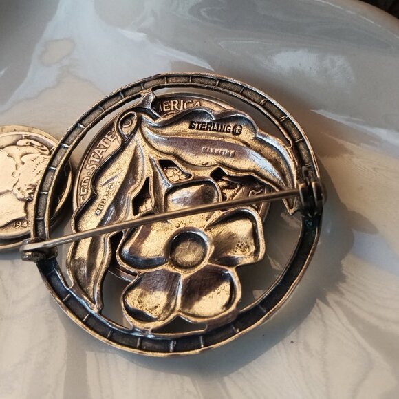 Pre 1945 Danecraft (Felch) Sterling Brooch - Picture 6 of 6